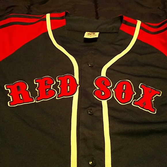 Throwback Sewn MLB Boston Red Sox Jersey - Picture 4 of 6